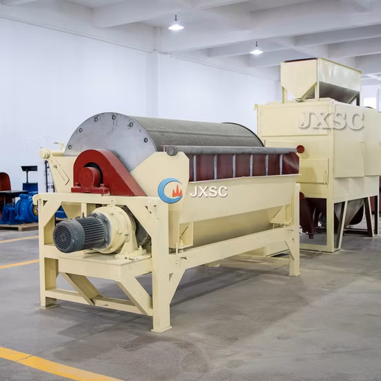 Séparateurs magnétiques à tambour humide du Laos Séparation minérale humide de Jiangxi Hengchang