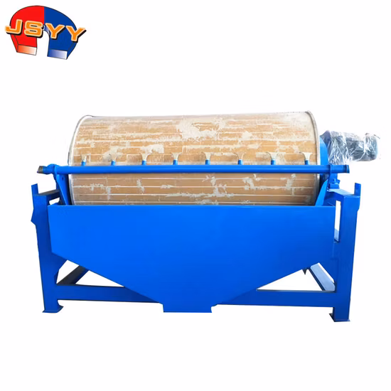 Séparateur à tambour magnétique permanent moyen lourd Limonite Séparateur à magnétite hématite CTB/N/S1080 Séparateur magnétique à tambour humide