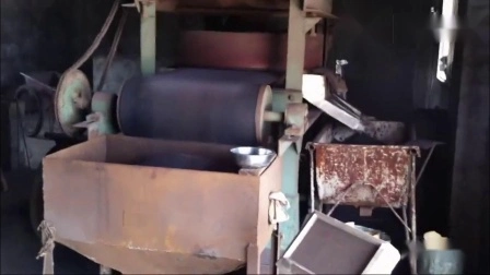 Séparateur magnétique sec de tambour de machine de recyclage de métaux ferreux pour le quartz